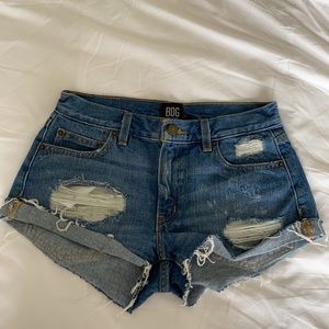 urban low rise shorts